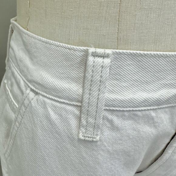 Abercrombie & Fitch Mid Rise Slouchy Ecru Carpenter Jean Size 29/8 Long NWT - Picture 6 of 16